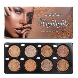 Contour Compact Micolor Highlight Brightening European and American Makeup Contour Palette Bronzer Powder Face Pretty Makeup