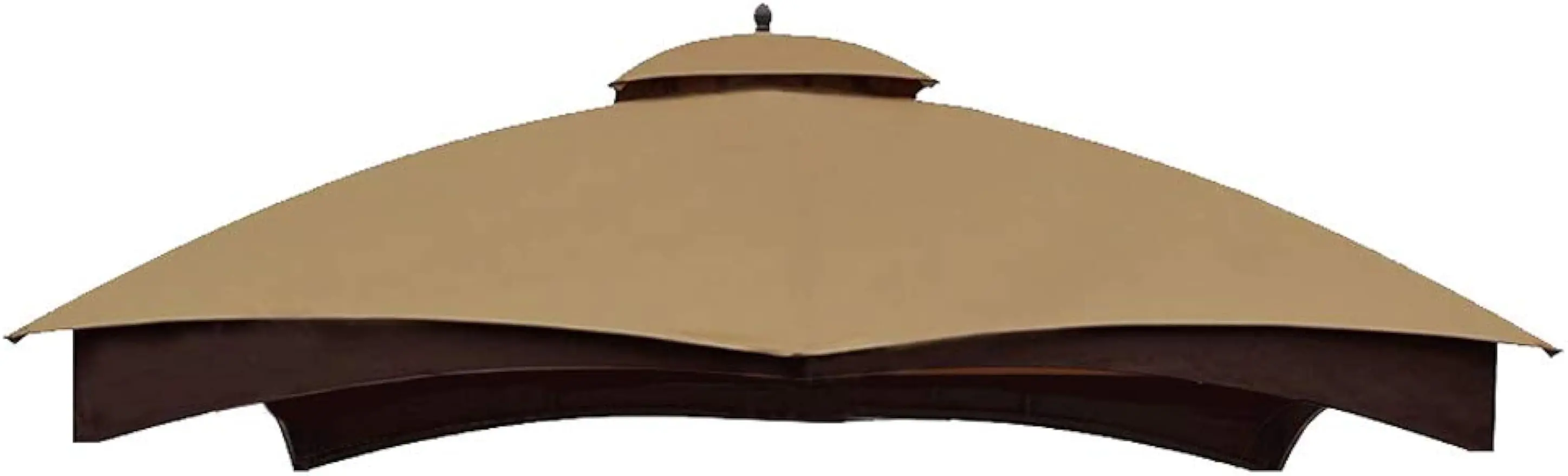 

Outdoor Replacement Canopy Top Double Tier Gazebo Roof Cover for Lowe's Allen Roth 10x12 Gazebo #GF-12S004B-1