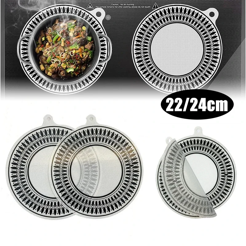 1PCS Induction Cooktop Mat Cooktop Scratch Protector For Induction Stove Multifunctional Silicone Mats For Air Fryer Liners