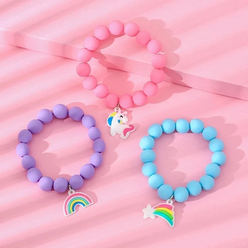 

Makersland Cute Friendship Bracelets For Children Sweet Princess Hand Bracelet Kids Jewelry Accessories Wholesale