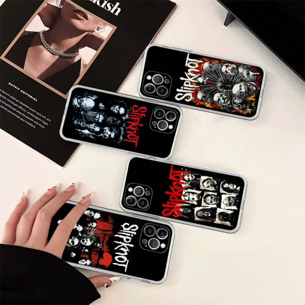 Slipknot band For iPhone 17 16 16e 15 14 13 12 11 Pro Max Mini Plus Phone Case