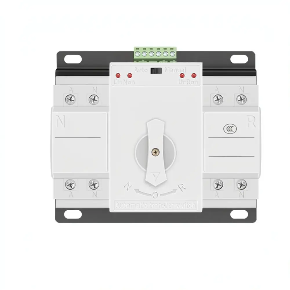 Dual Power ATS Switch 4P Automatic Transfer 63A 100A 125A Industrial Household Emergency Backup Electrical Controller