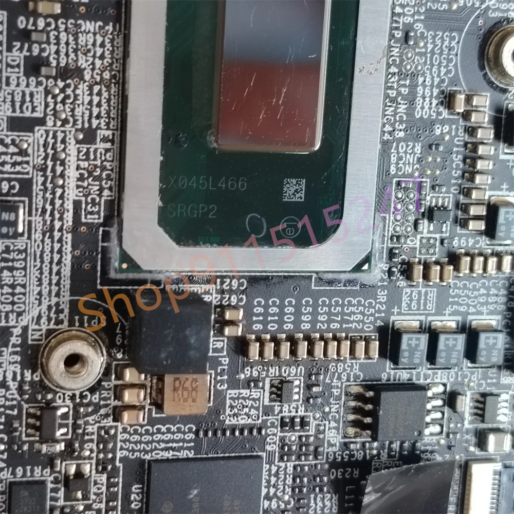 For MSI Prestige 14 A10SC-051 MS-14C1 MS-14C11-17S002 Motherboard  i7-10710U 1.1GHz GTX1650 Ti 100% Works Perfectly