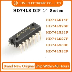 10PCS HD74LS14P HD74LS20P HD74LS21P HD74LS27P HD74LS30P HD74LS32P DIP14 Brand New Original Chip IC