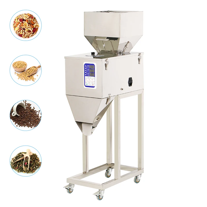 Automatic intelligent system seed screw fertilizer plastic food sealing and filling machine