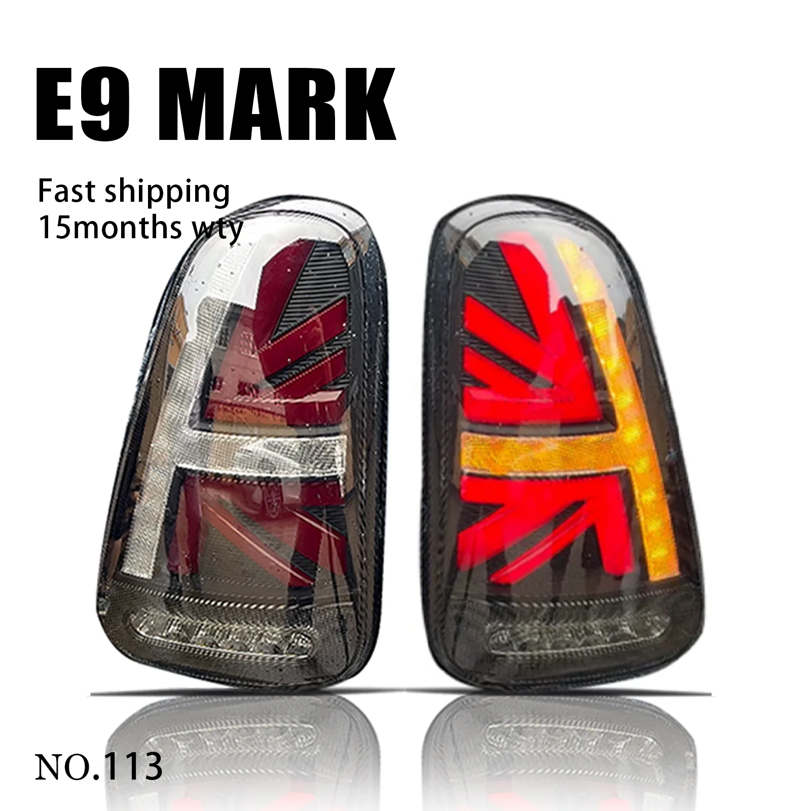 High Quality LED Lights DK Motion modified tail lamps For BMW Mini Cooper R50 2000-2006 R56 2007-2014