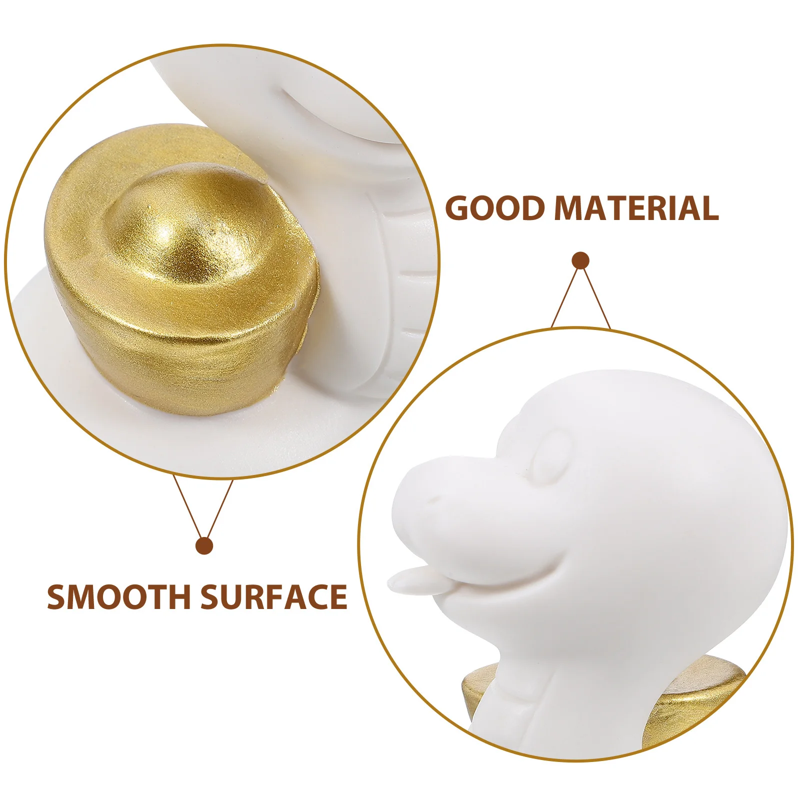 

Ceramic Snake Statue Elegant Smooth Desktop Decoration Mini Animal Sculpture New Year Gift Ceramic Snake Figurine
