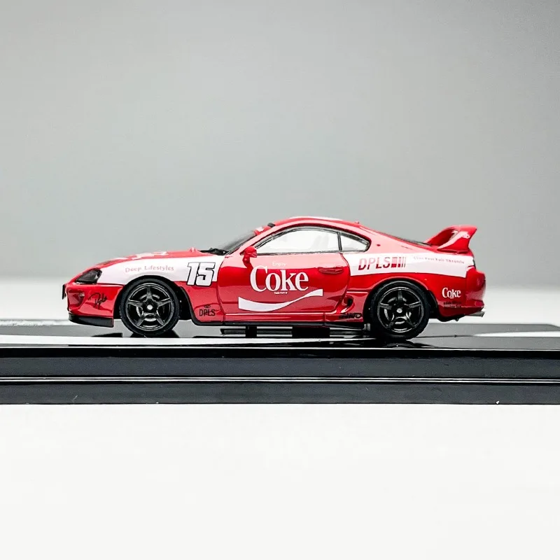 INNO Diecast 1/64 Maßstab A80 XDPLS Doppel Auto Set Sport Auto Modell Legierung A80 XDPLS Spielzeug Auto Modell Statische Sammlung Ornament