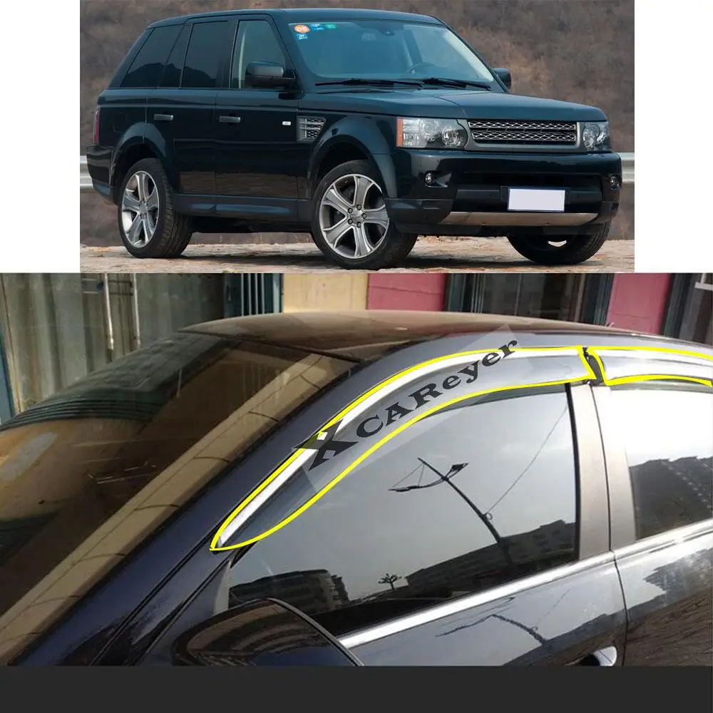 For LAND ROVER RANGE ROVER SPORT 2005 2006 2007 2008 2009 2010 2011 2012 2013 Sticker Window Glass Wind Visor Rain/Sun Guard