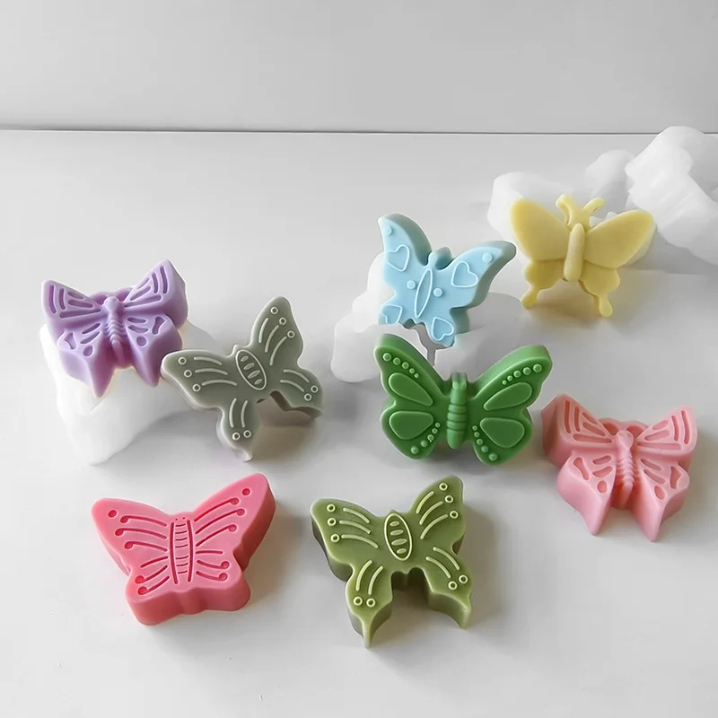 

3D Butterfly Silicone Mold, DIY Flower, Handmade Soap, Aroma Candle, Creative Plaster Ornaments, Resin Epoxy Drip Making