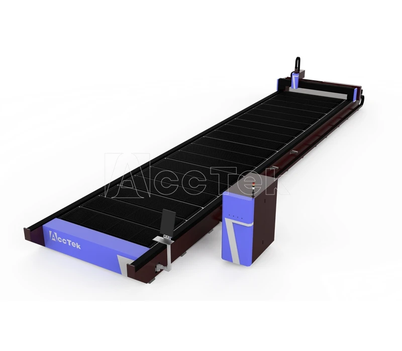 ACCTEK Factory Price 2000*12000mm Cnc Laser Cutting Machine 6000w 12kw Fiber Laser Cutter Machine Cutting Stainless Mild Steel