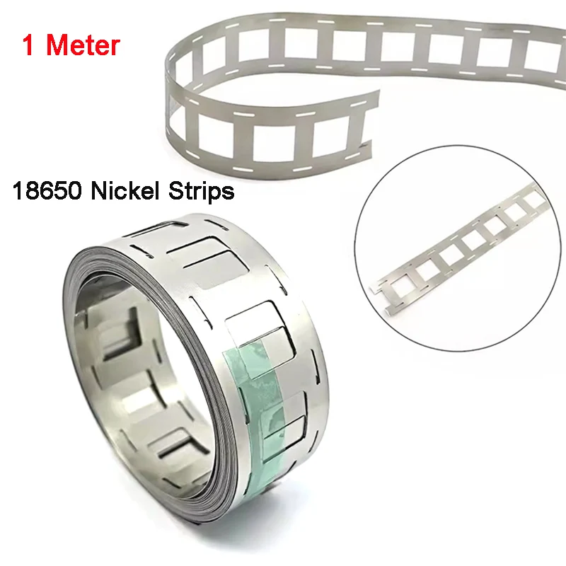 1Pcs 1Meter 2P/3P/4P5P/6P 18650 Battery Pack Spot Welding Nickel Belt Nickel Strip Lithium Battery Connector Nickel Strips