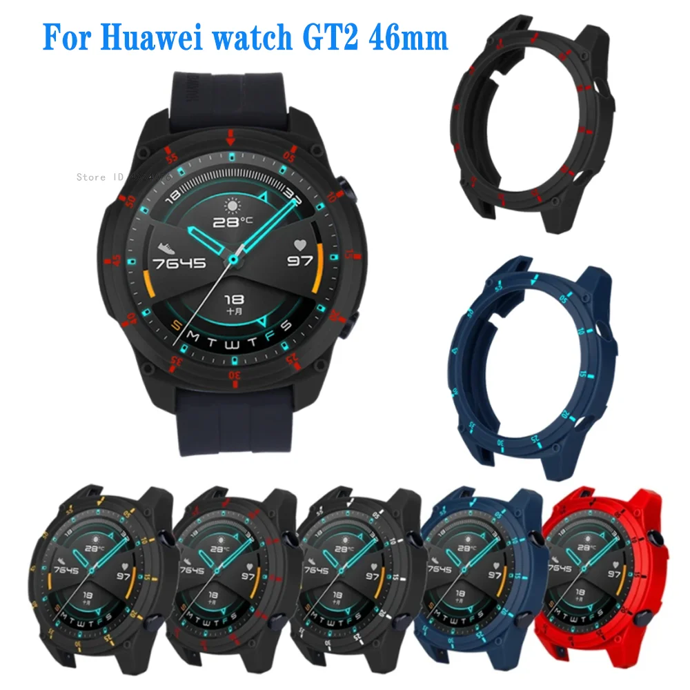 Protective Cover Sleeve For Huawei Watch GT2 46mm case Smart Watch Protector Shell For Huawei GT 2 46mm sleeve Accessories чехол