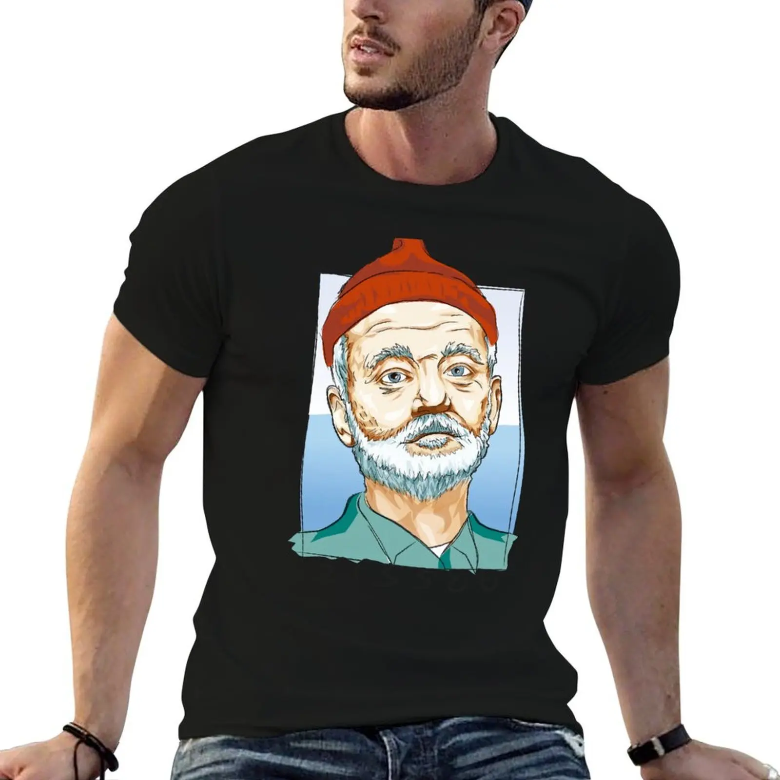 

shirts shirt for vintage man shirts t t T-Shirt Zissou t Steve dark graphic funny man designer humor