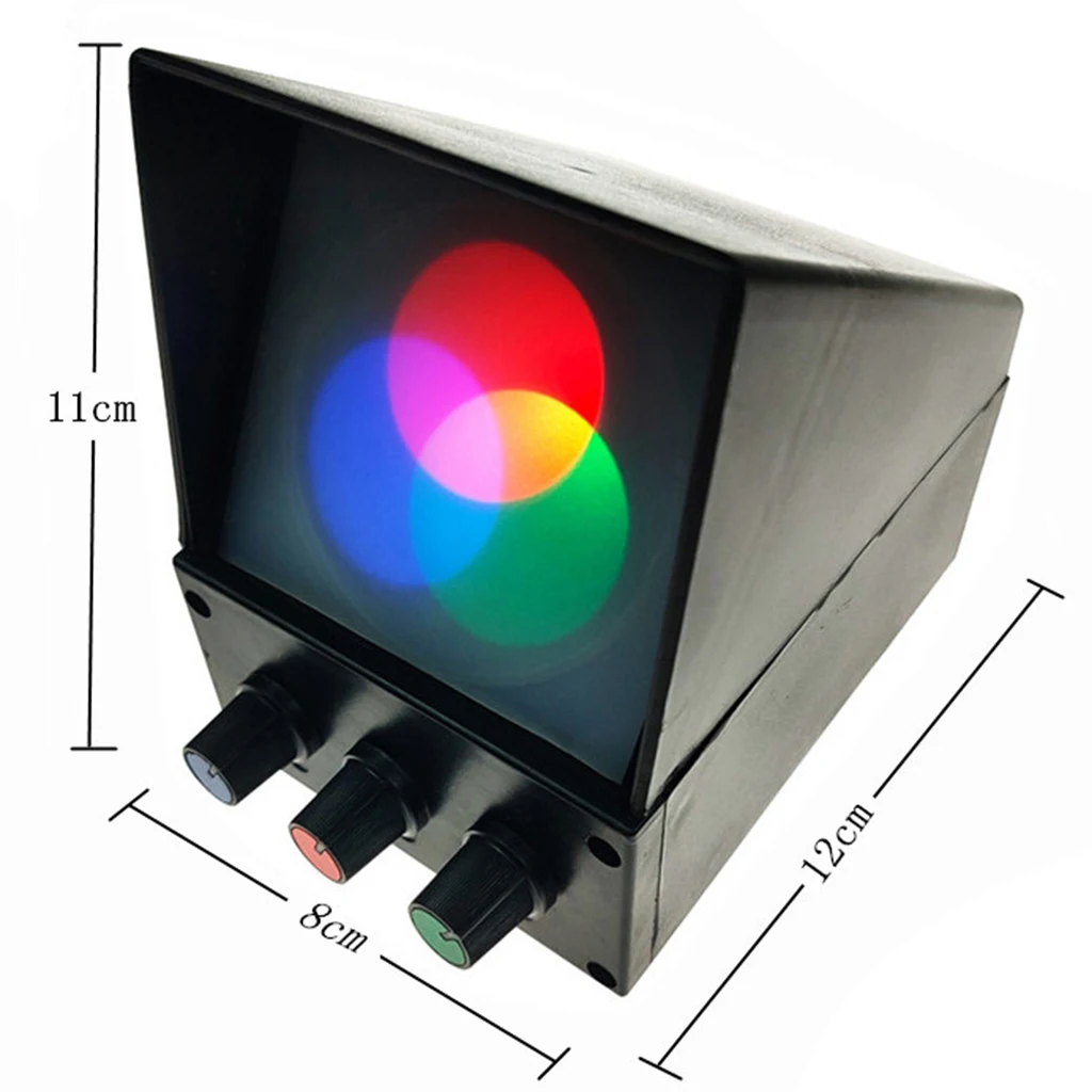 Drie Primaire Kleuren Licht Fysiek Optisch Experiment Onderwijsinstrument Adjustab Synthese Tester Voor Student Experiment