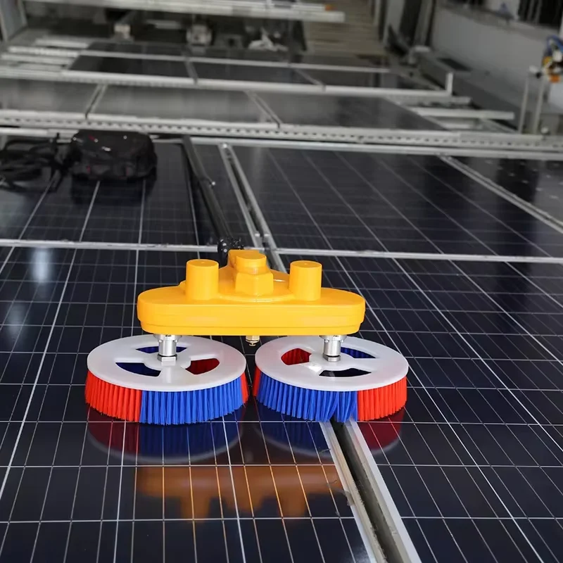 MULTIFIT Solar Panel Cleaning Brush Electric Rotating Solar Panel Cleaning Machine 3.5m 5.5m 7.5m Solar Panel Cleaning Equipment