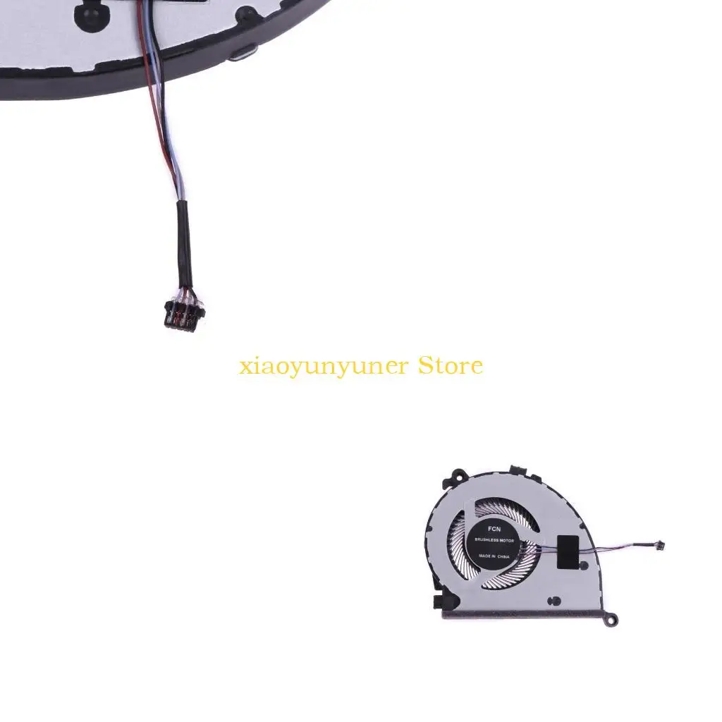 

P9JB Laptop Radiator 2.5W 4 pin 4-wire CPU Cooling Fan Quiet Notebook Cooler for ThinkBook 14-IIL 14-IML / 15-IIL