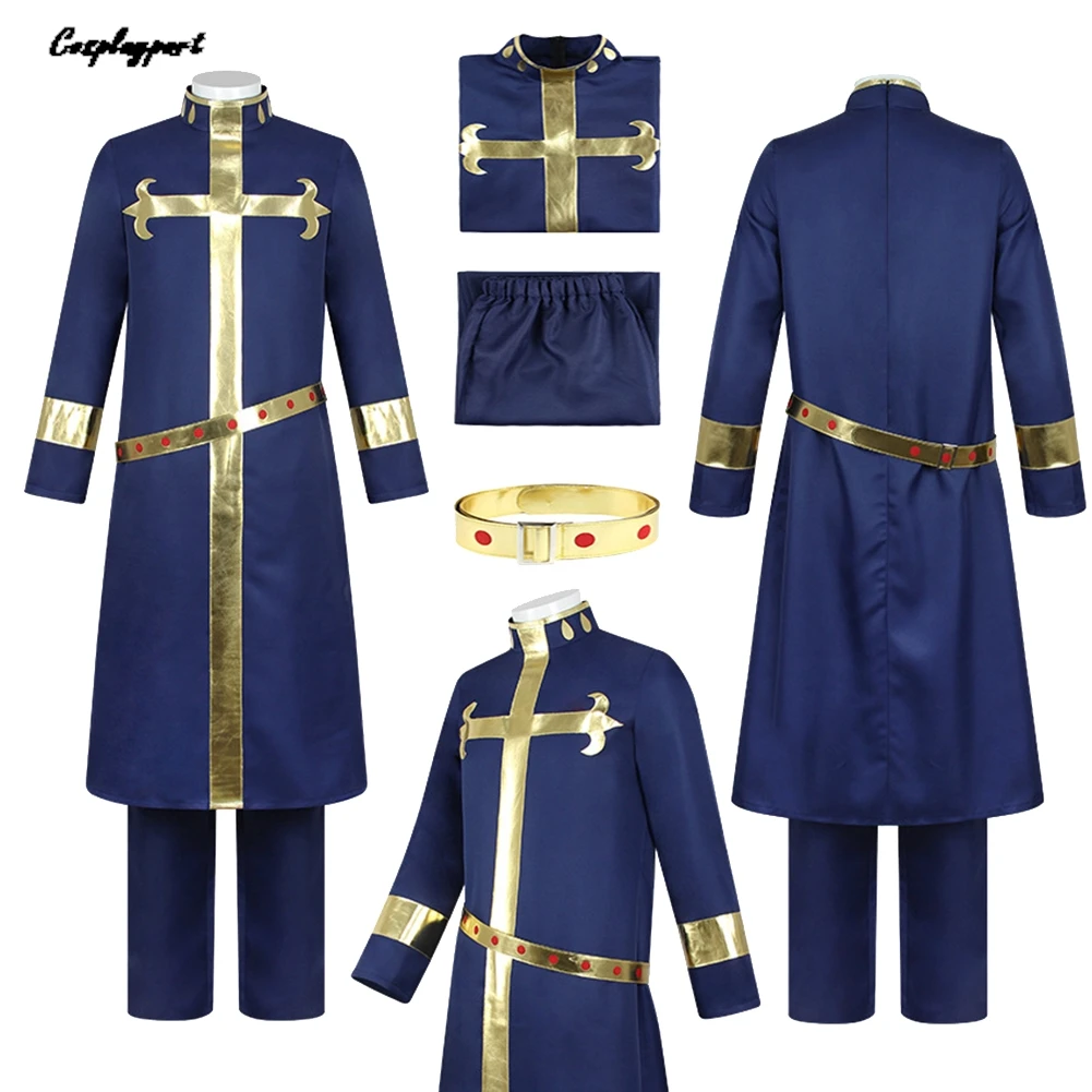 

Костюм для косплея из аниме «Джой-Джой: Бizarre Adventure» — топ и брюки Энрико, мужской, для Хэллоуина, карнавала, вечеринок, маскарадов, ролевых игр