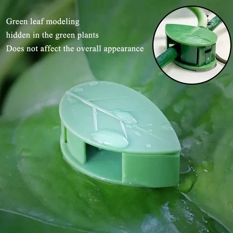 10-60Pcs Plant Climbing Wall Fixture Clips Self-Adhesive Plant Fixing Hook Sticky Plant Fixing Clip For Plant Garden Pothos Vine