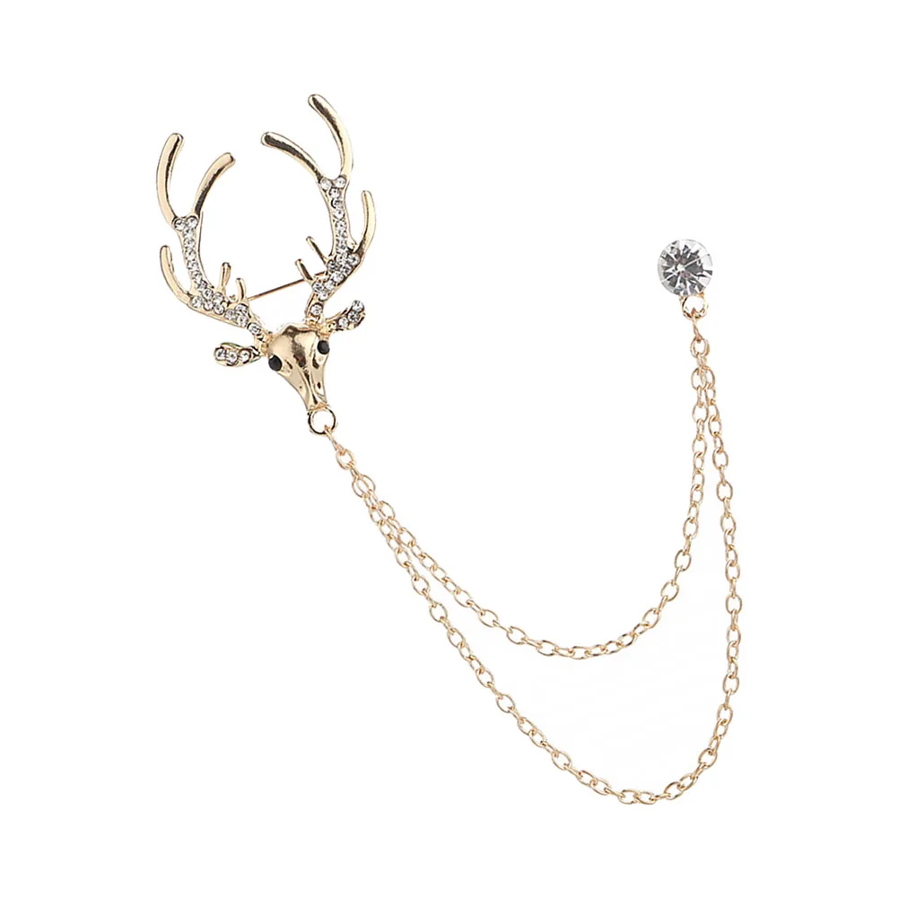 

Men Suit Brooch Rhinestone Alloy Lapel Pin for Career Decoration Christmas Gift Gentleman Accessories Party Supplies Suit Jacket