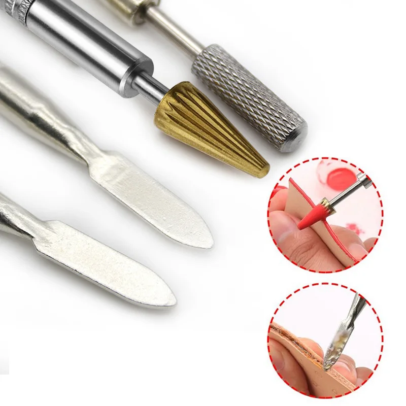 Leather Dual Head Edge Oil Gluing Dye Pen Applicator Speedy Paint Roller Tool for Leather Craft Tools Double