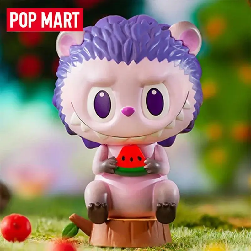 POP MART LABUBU les monstres série animaux boîte aveugle boîte mystère devinez sac jouets poupée Anime Figure décorations de bureau Collection