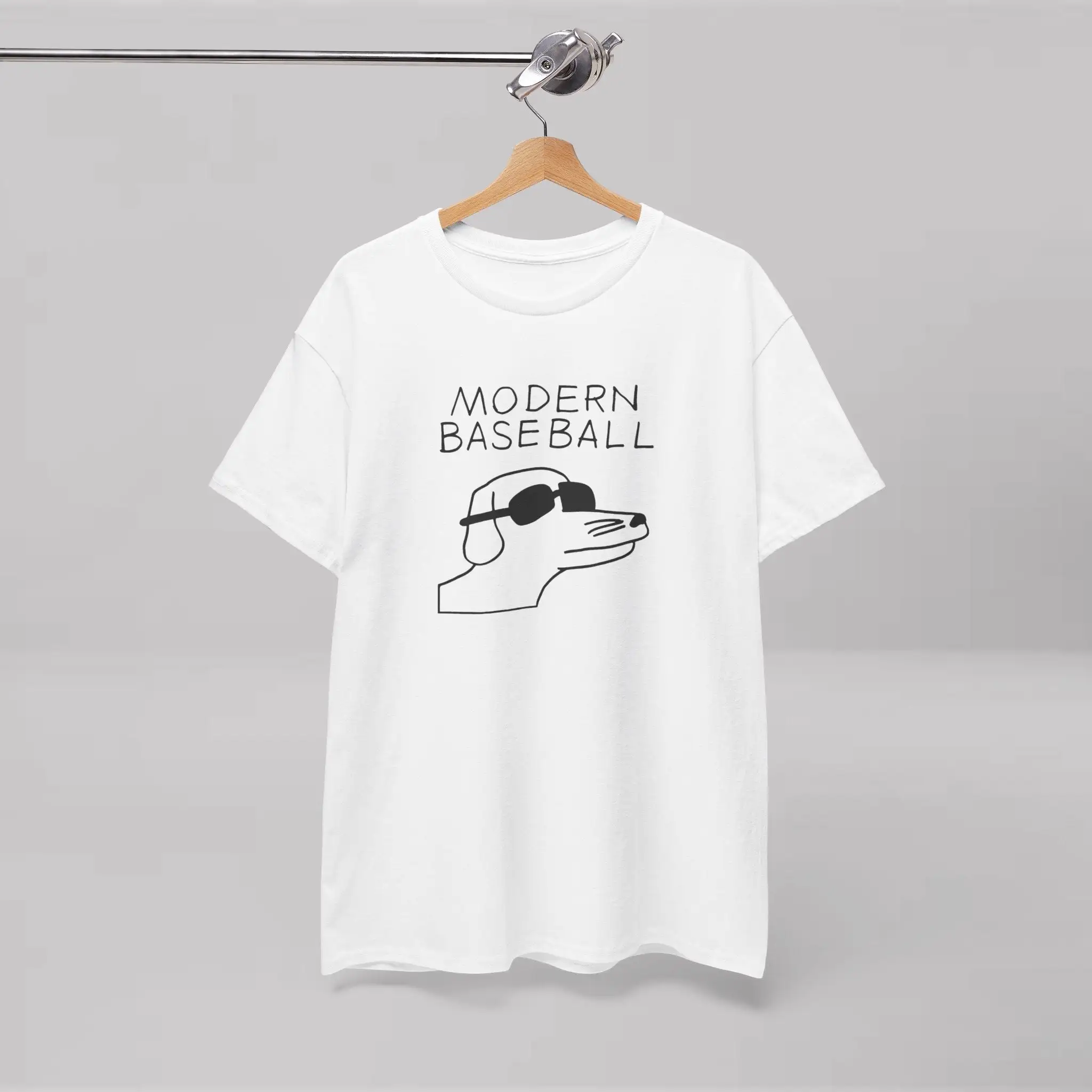 Modern Baseball Dog T Shirt Pop Punk Band Merch for Slaughter Beach The Front Bottoms Marietta Free Throw