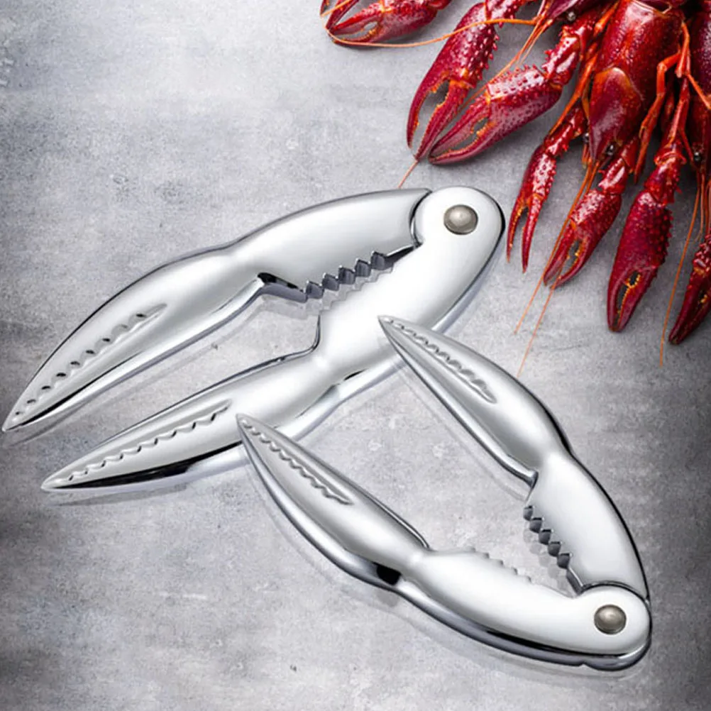 

3pcs Crab Tools Stainless Steel Seafood Gadgets Lobster Bottle Opener H held Clip Crackers Leg Kitchen Bar Supplies
