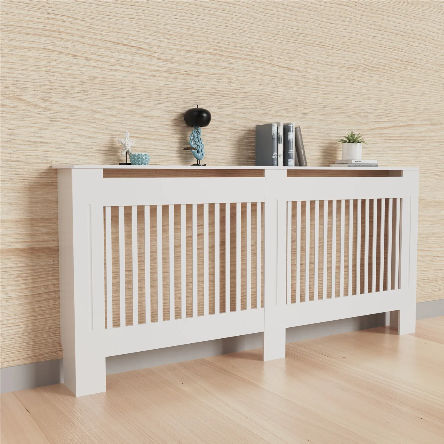 36.2 Inch Tall Large Radiator Cover Horizontal Vertical Cabinet Mdf Grill Shelf S/M/L/XL