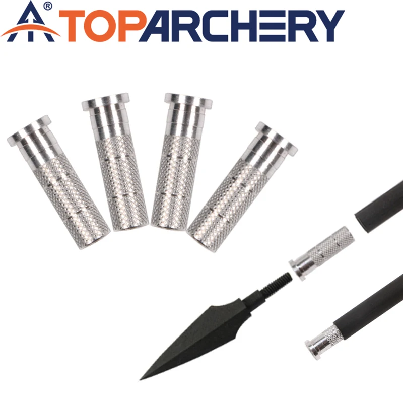 

Archery Arrow Aluminum Insert for ID 6.2mm 7.6mm Carbon/Fiberglass Arrow Shaft Accessories 30pcs