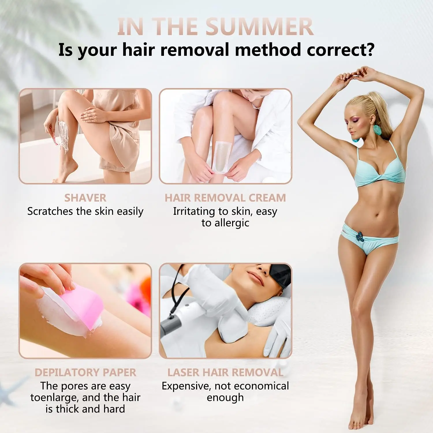 ماكينة حلاقة كهربائية للنساء ماكينة تشذيب بيكيني 4 في 1 ماكينة حلاقة غير مؤلمة أو أرجل الوجه والحواجب والأنف قابلة للفصل ماكينة إزالة الشعر القابلة لإعادة الشحن