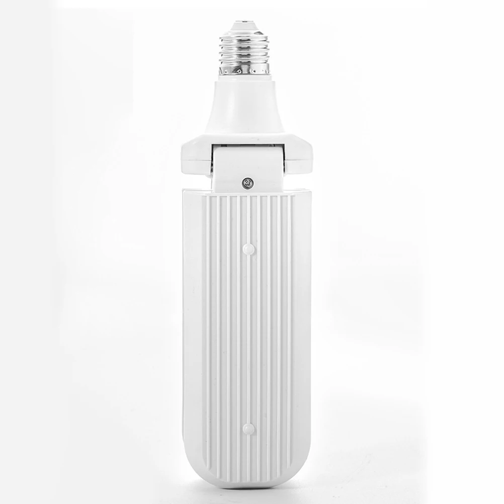 

30W 2 Blades 6500K Led Bulb Foldable Fan Light For Garage Home Hotel Restaurant Lighting Decor Cold White Lamp Tube Energy