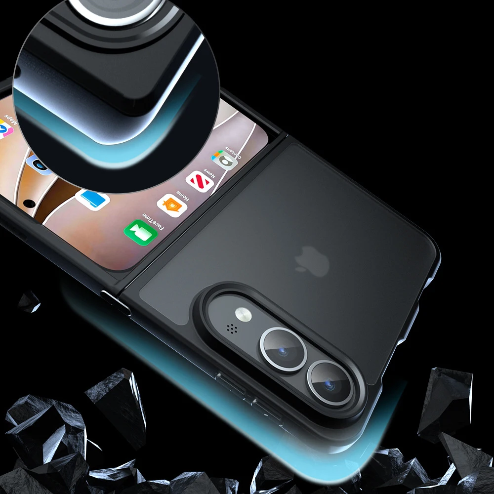 Matowe etui na iPhone Duo, pokrowiec na Apple iPhone Duo, odporne na wstrząsy, wykonane z TPU i silikonu, ochronne etui na tył telefonu iPhone Duo. — zdjęcie produktu 5
