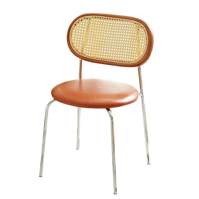 

Medieval style solid wood back chair Internet celebrity ins restaurant chair retro dining chair Nordic homestay home rattan dini