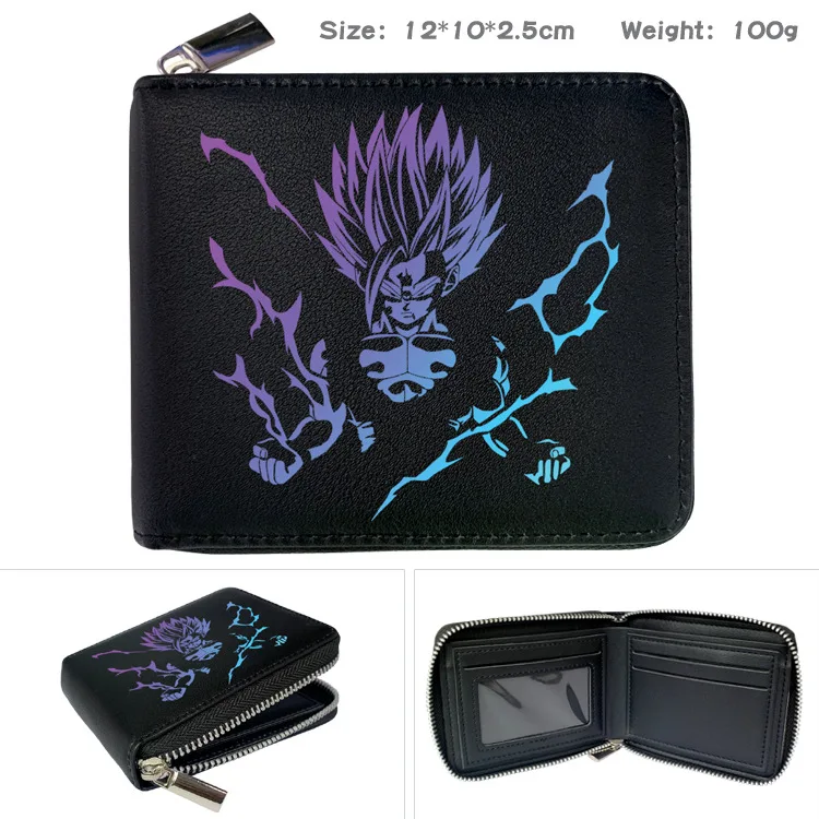 Dompet pola kartun tampan Anime Jepang Dragon Ball Goku hadiah kecil