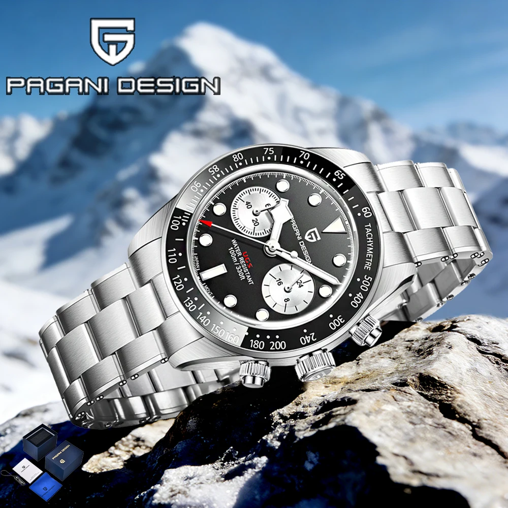 

Pagani design watch top brand men's fashion quartz watch sports chronograph waterproof sapphire men's watch gift box reloj 2026