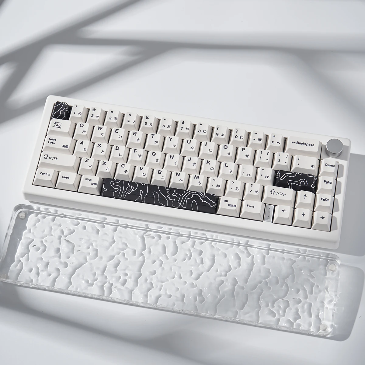 Black Line Keycap 4PCS Keycap Cherry Profile Dye-Sub PBT Keycaps Space Bar 6.25U ESC Enter Custom Keycap For Mechanical Keyboard