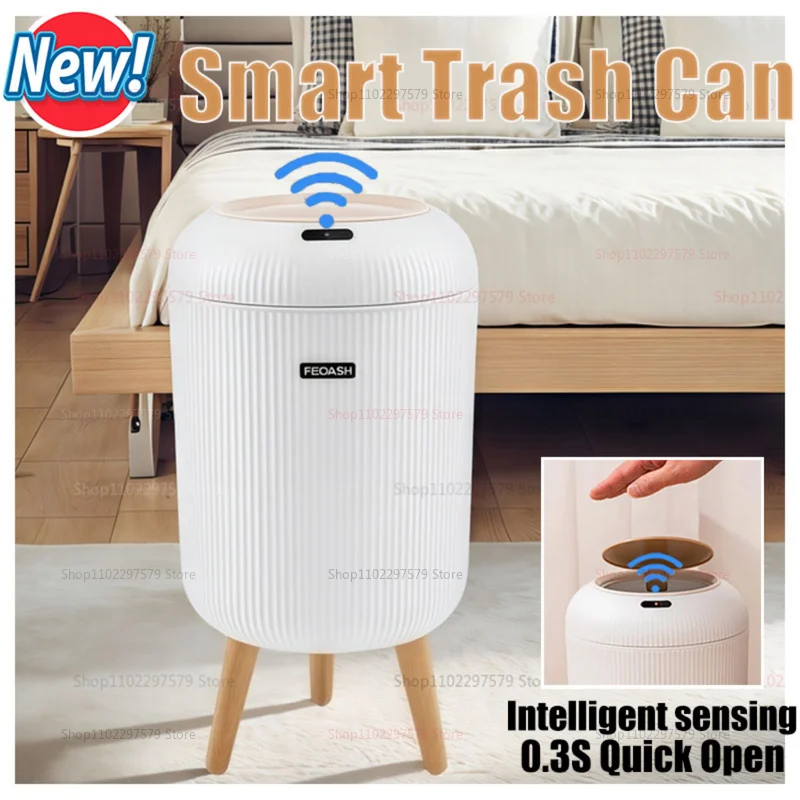 جديد 10L حديقة الذكية Touchless سلة المهملات الاستشعار التلقائي فتح إغلاق الحمام المطبخ سلة المهملات لا الأيدي القذرة التصميم الحديث