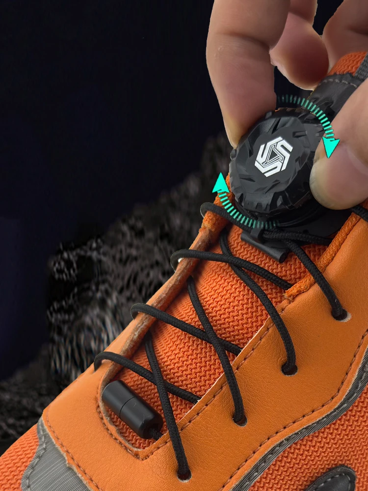 Keine Krawatte, drehbare Schnalle, Schnürsenkel, dickes Seil, Tennis-Turnschuhe, Schnürsenkel, automatische Schnürsenkel ohne Krawatten, Schuhe, Zubehör, 1 Paar