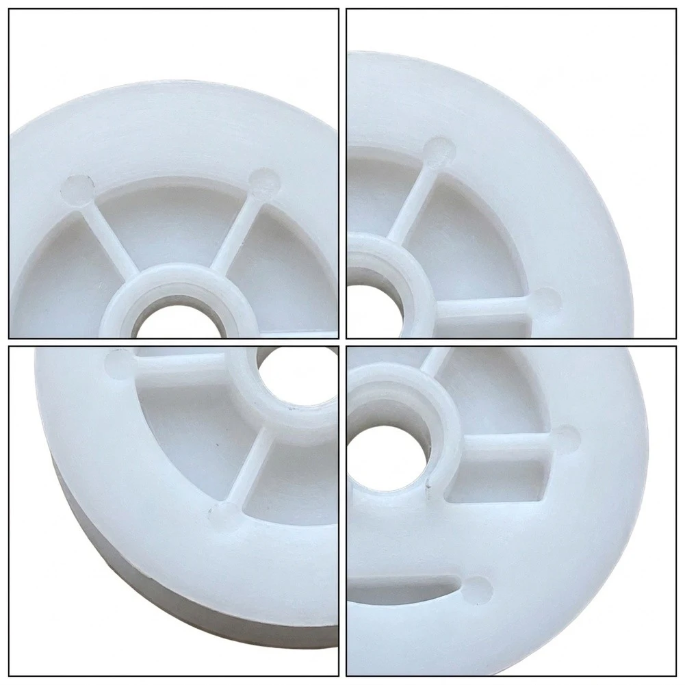 Robust Plastic Construction MS660 Rope Wheel Precision Engineered Part White Finish Design Chainsaw Replacement Parts