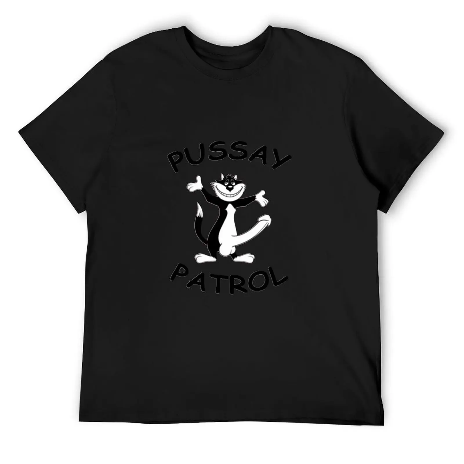 Pussay Patrol T-Shirt sports fans oversized shirts graphic tees blanks mens white t shirts