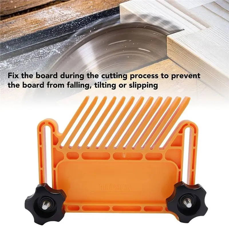 B52C Featherboard Woodworking Tool- 2 Pcs Abs Nylon Stability Featherboard Easy To Install For Table Saw