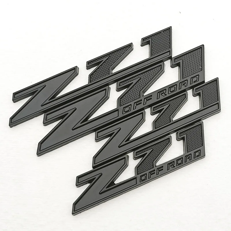 Logotipo de Metal 3D Z71 Z71OFF, pegatina para coche de carretera, embellecedor de maletero trasero, insignia para Chevrolet Silverado Colorado Cheyenne, accesorios exteriores