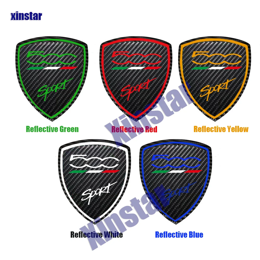 1Pc Carbon Fiber Car Body Sticker For Fiat 500 500L 500X 500E 500C Auto Accessories