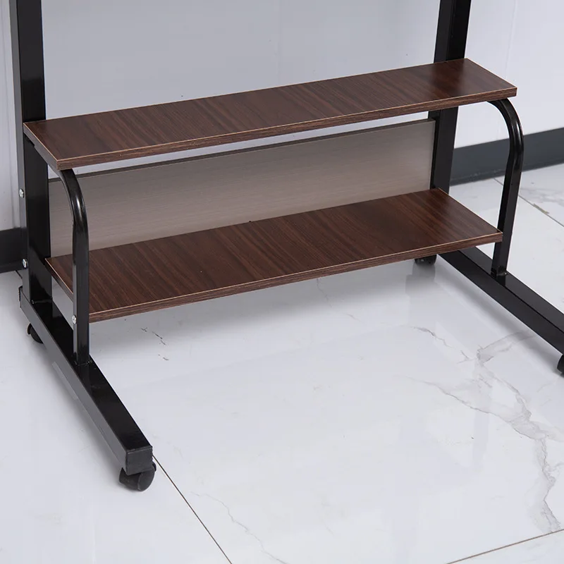 مكتب كمبيوتر بعجلات بسيط متحرك من الشركات المصنعة لطاولة طعام بجانب السرير للاستخدام المنزلي لغرفة النوم #3