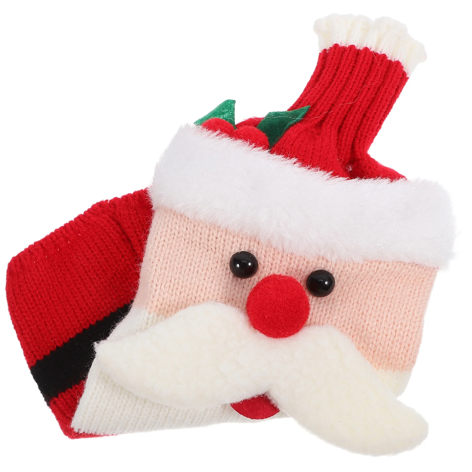 

Christmas Wine Bottle Cover Knitted Snowman Sleeve Xmas Party Decoration Cute Knitted Bottle Sweater Holiday Table Decor