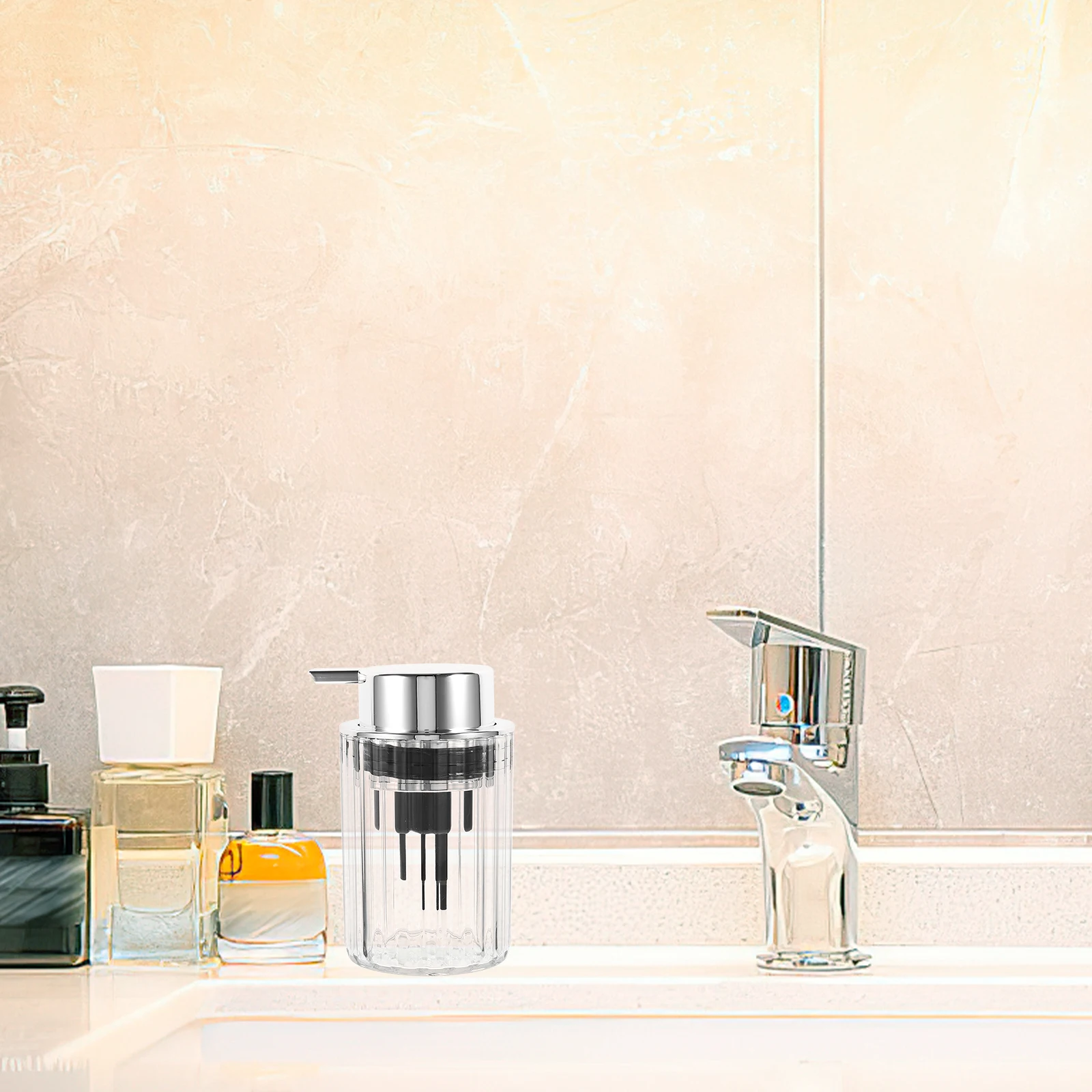 

300Ml Foaming Bottle Pump Face Wash Foam Maker Convenient Dispensing for Cleanser Shampoo Conditioner Portable Design