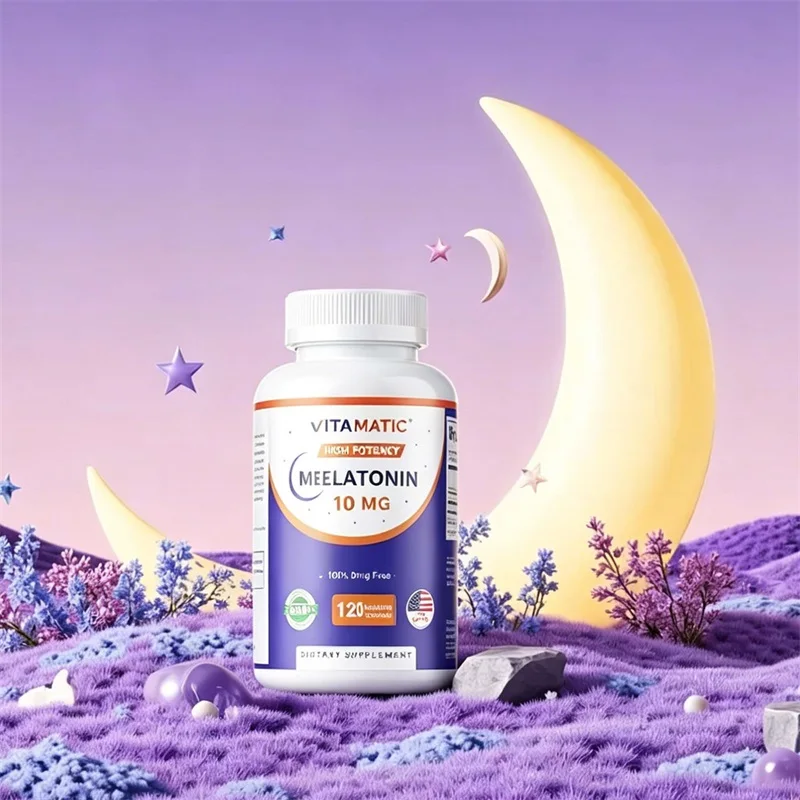 Melatonin Capsules, for Adult Insomnia Relax The Brain Deep Sleep Adjust Sleep Time Better Sleep