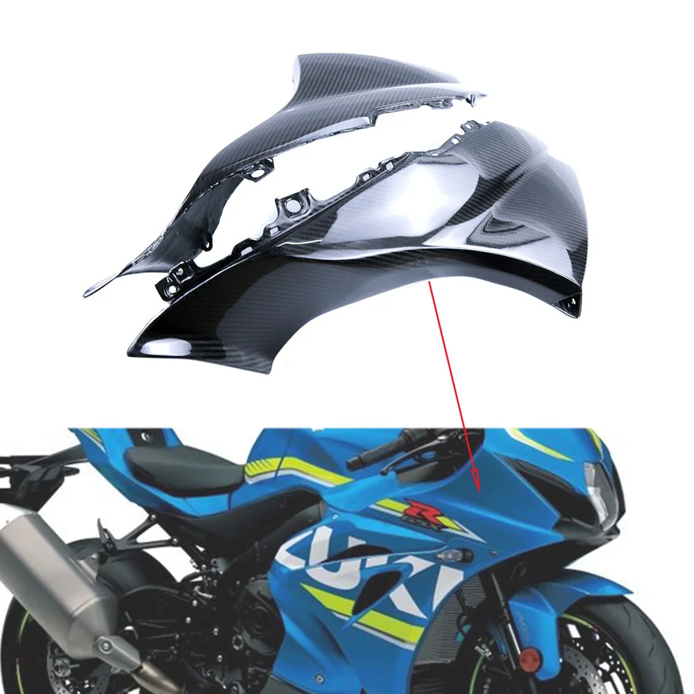 For Suzuki GSX-R 1000 GSXR1000 2017 2018 2019 2020 2021 2022 3K Carbon Fiber Side Panels Motorcycle Side Fairing Accessories Kit