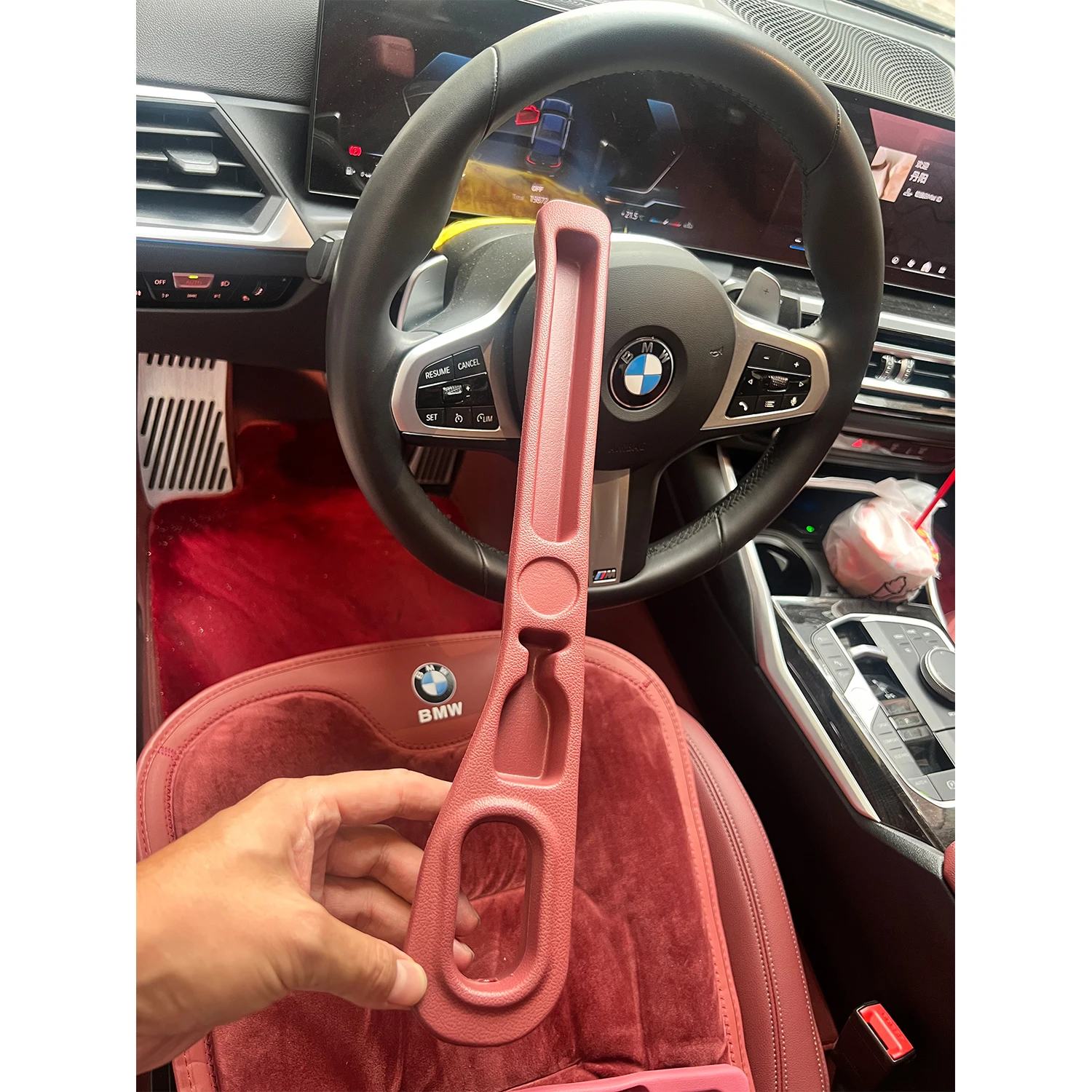 2-teiliger Autositz-Lückenfüller Organizer PU Wasserdichter Autositz-Lückenstopper mit 2 Rillen Sitzlücken-Aufbewahrung Auto-Innenausstattung
